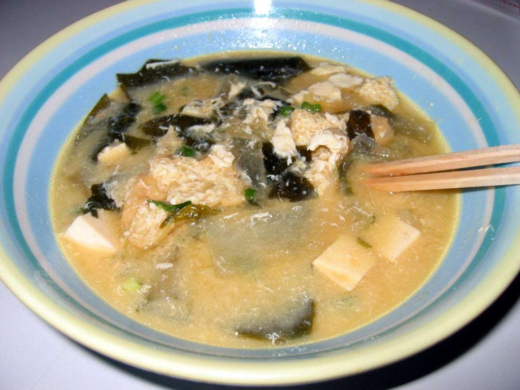 even more miso soup...